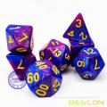 Two-Tone Gemini Polyhedral Dice in 30 Different Colors, RPG Dice Set of 7 for Table Games Dungeons and Dragons D&D